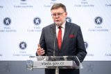 Ministr financí Zbyněk Stanjura po jednání vlády