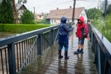 Povodně v obci Raspenava na Frýdlantsku v neděli ráno