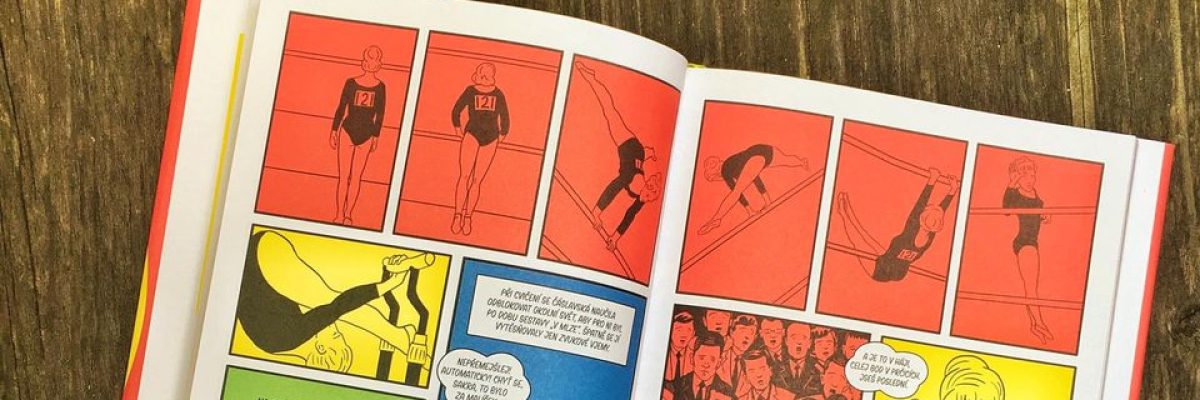 Ukázka z komiksové knihy Čáslavská