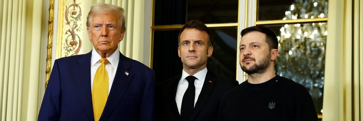 Trump, Macron a Zelenskyj se v Paříži sešli ke třístranným rozhovorům