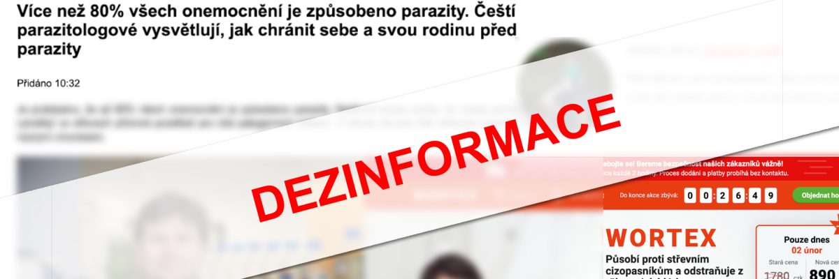 Titulek rozhovoru, který ovšem nikdo z citovaných vědců neposkytl, má lákat na přípravek Wortex