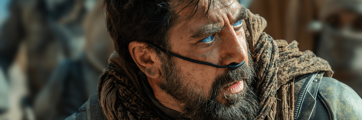 Javier Bardem jako Stilgar ve snímku Duna: Část druhá