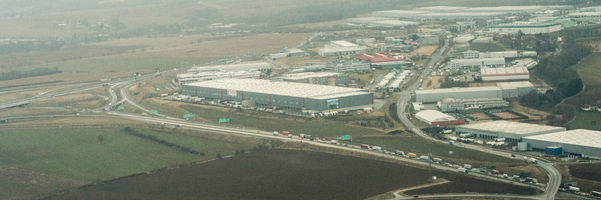 Napojení Pražského okruhu na dálnici D1.