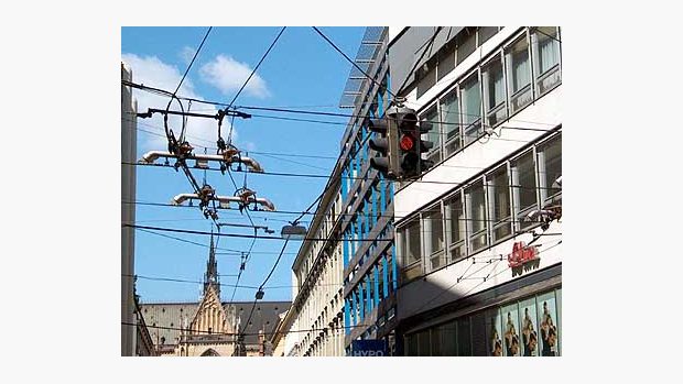 Křižovatka s centrálním semaforem