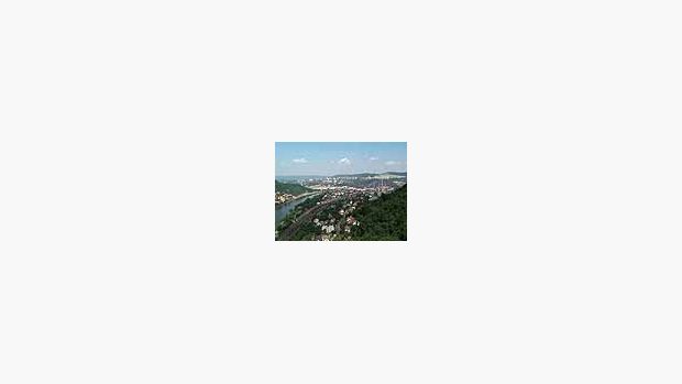 Pohled na Ústí nad Labem