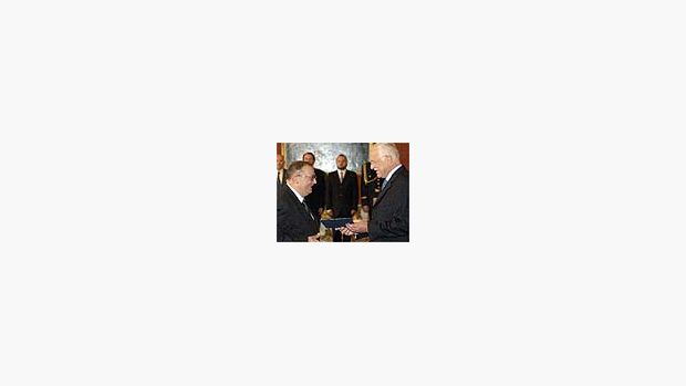 V. Klaus jmenuje K. Čermáka ministrem
