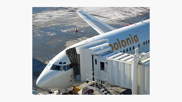 letadlo společnosti Air Polonia