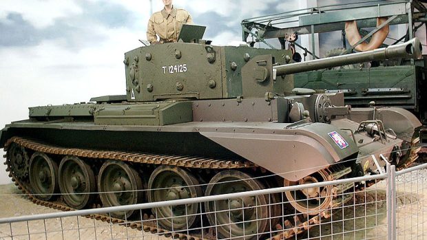 Cromwell Mk.V ve vojenském technickém muzeu Lešany