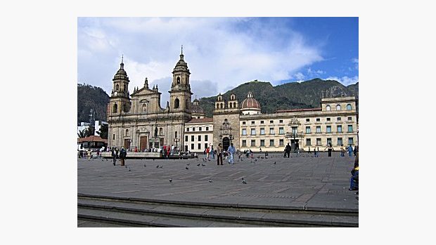 Plaza de Bolívar v Bogotě