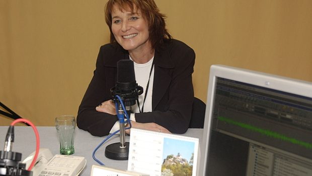 Prof. MUDr. Jana Hercogová, CSc. ve studiu ČRo Leonardo