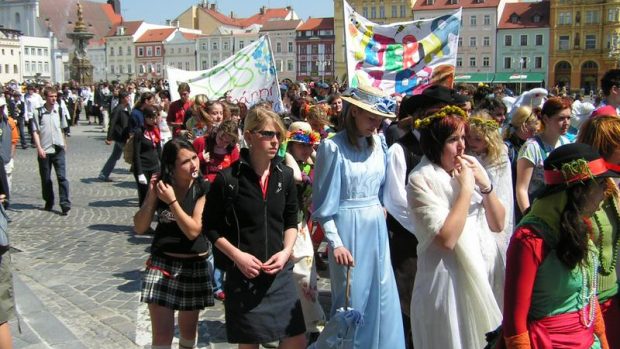 Studentský majáles - průvod