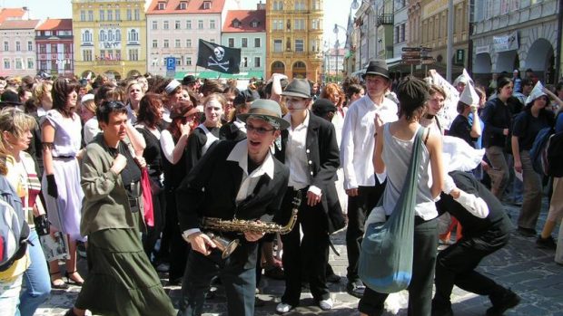 Studentský majáles - průvod