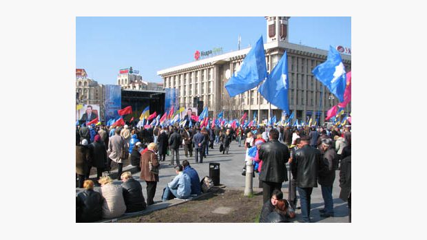 Demonstrace v Kyjevě
