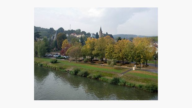 Schengen - panorama z mostu