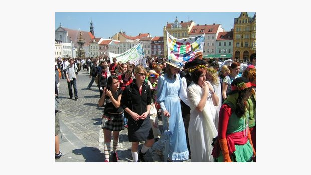 Studentský Majáles - průvod