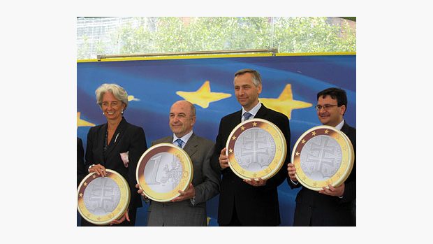 eurokomisaři a slovenské euro