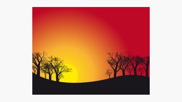 Afrika - ilustrační obrázek