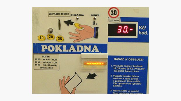 automat pro platbu regulačního poplatku