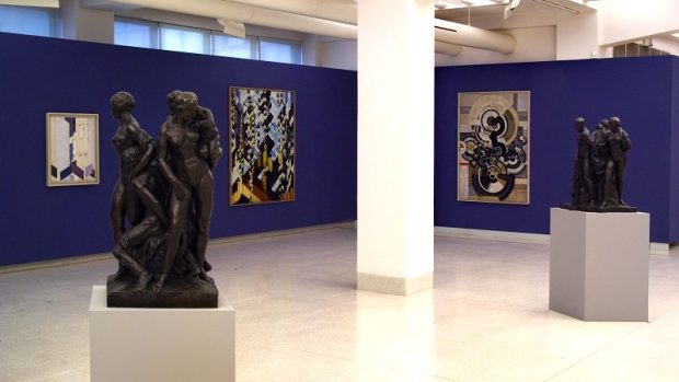 Pohled do expozice sbírky moderního a současného umění Národní galerie