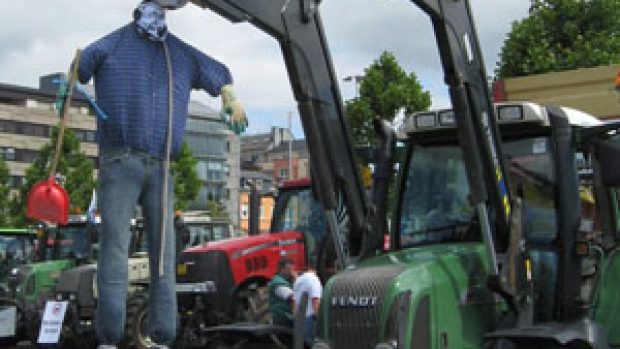 Zemědělci protestovali v Lucemburku