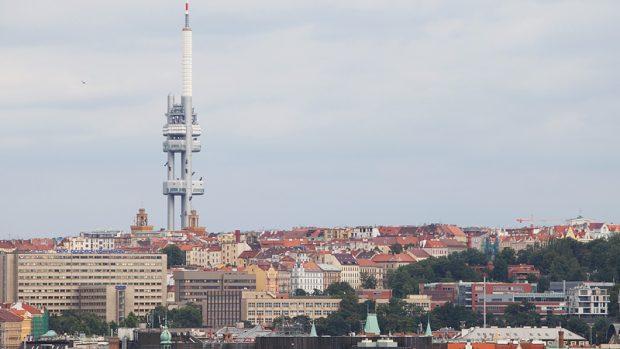 Praha - žižkovský vysílač. Ilustrační foto