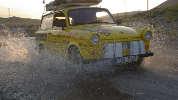 Expediční trabant v akci