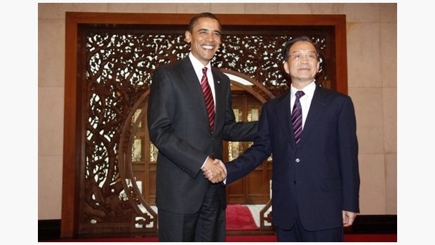 Barack Obama s čínským premiérem Wen Ťia-Paem