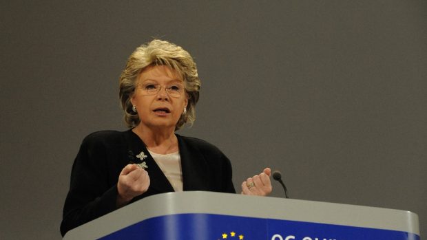 Eurokomisařka Viviane Redingová