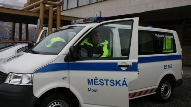 Pojízdná služebna mostecké Městské policie