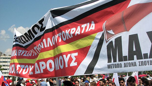Demonstrace proti vládním škrtům