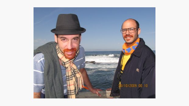 Fanoušci na fotbalovém MS 2010. Oranžoví vousáči