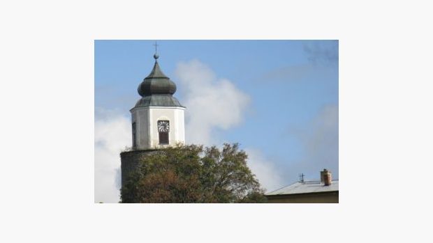 Žulová - Věž kostela Sv. Josefa a také hradu Frýdberk