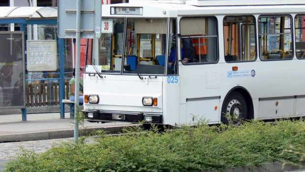 Trolejbus MHD v Chomutově