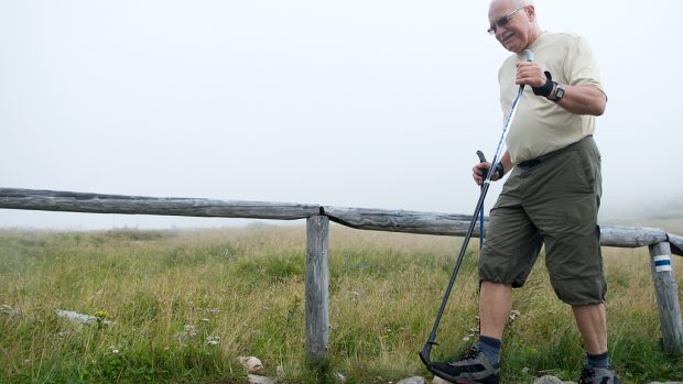 Prezident Václav Klaus jako turista