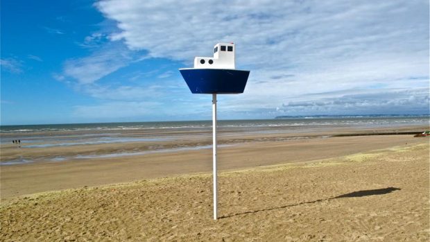 Normanské pobřeží v Trouville