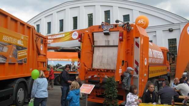 Popelářský bazar ve Vídni