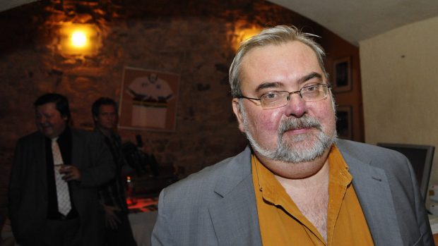 Jiří Havel (ČSSD) v suterénu Lidového domu.