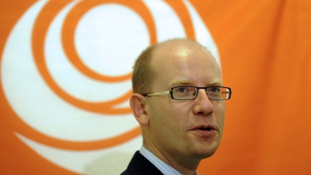 Úřadující předseda ČSSD Bohuslav Sobotka vystoupil na tiskové konferenci uspořádané 6. listopadu v Praze po jednání výkonného výboru strany.