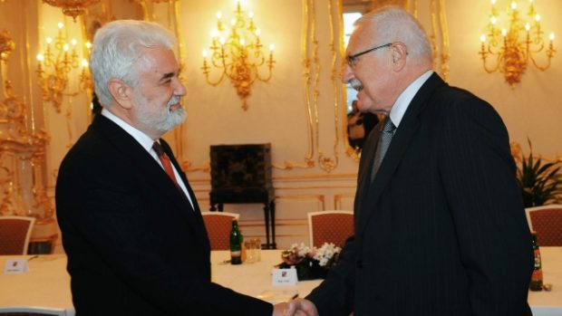 Srbského premiéra Mirka Cvetkovice přijal i prezident Václav Klaus