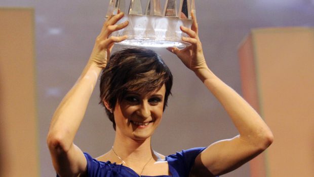 Anketa Sportovec roku 2010 - vítězka Martina Sáblíková, rychlobruslení