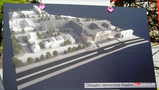 Oblastní nemocnice Kladno - vizualizace