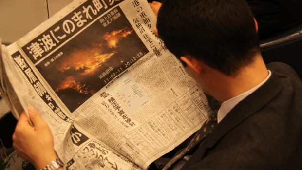 Japonsko Zemětřesení  tsunami