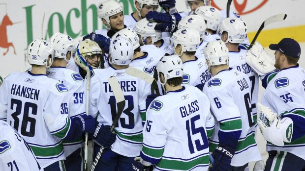 Hokejisté Vancouveru slaví postup do semifinále play-off NHL