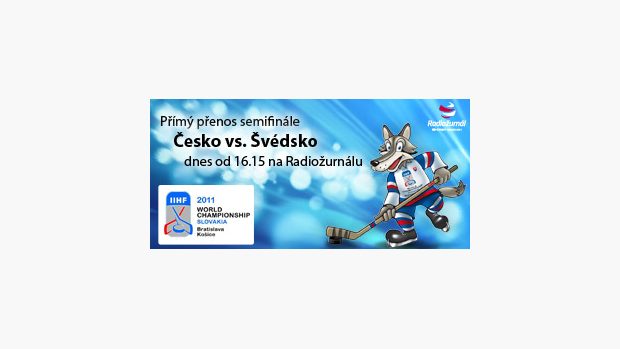 MS v hokeji 2011 živě na Radiožurnálu – utkání Česko–Švédsko dnes od 16.15