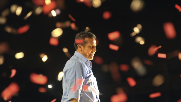 Peruánský prezidentský kandidáte Ollanta Humala