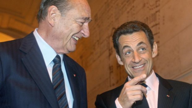 Jacques Chirac a Nicolas Sarkozy