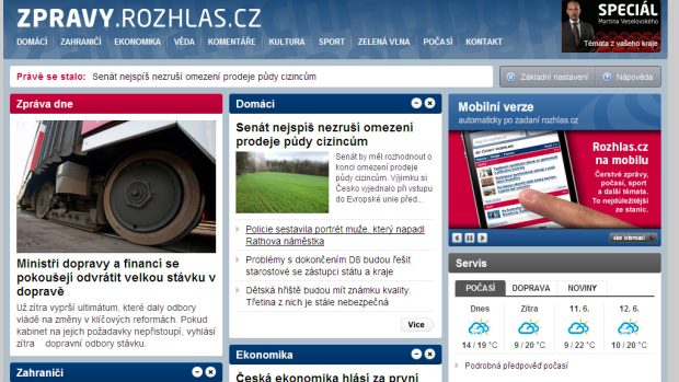 Internetové zpravodajství