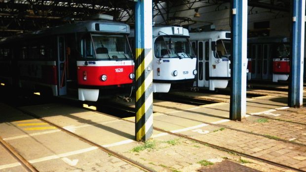 Tramvaje v pisárecké vozovně