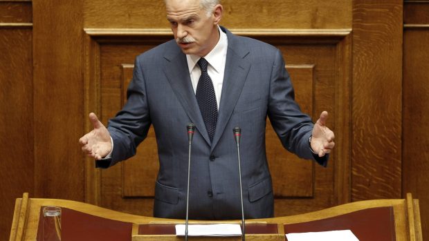 Řecký premiér George Papandreu.