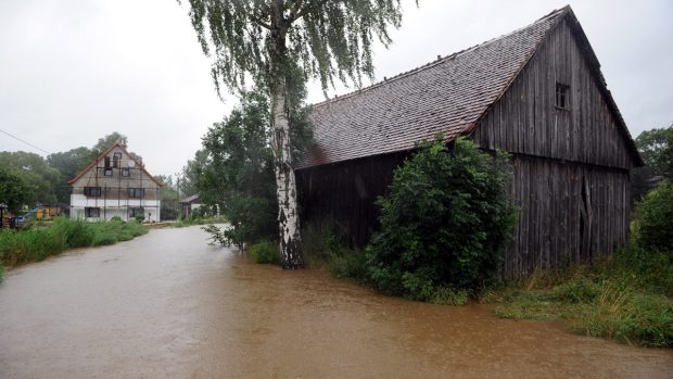 Povodně na Frýdlantsku, obec Višňová